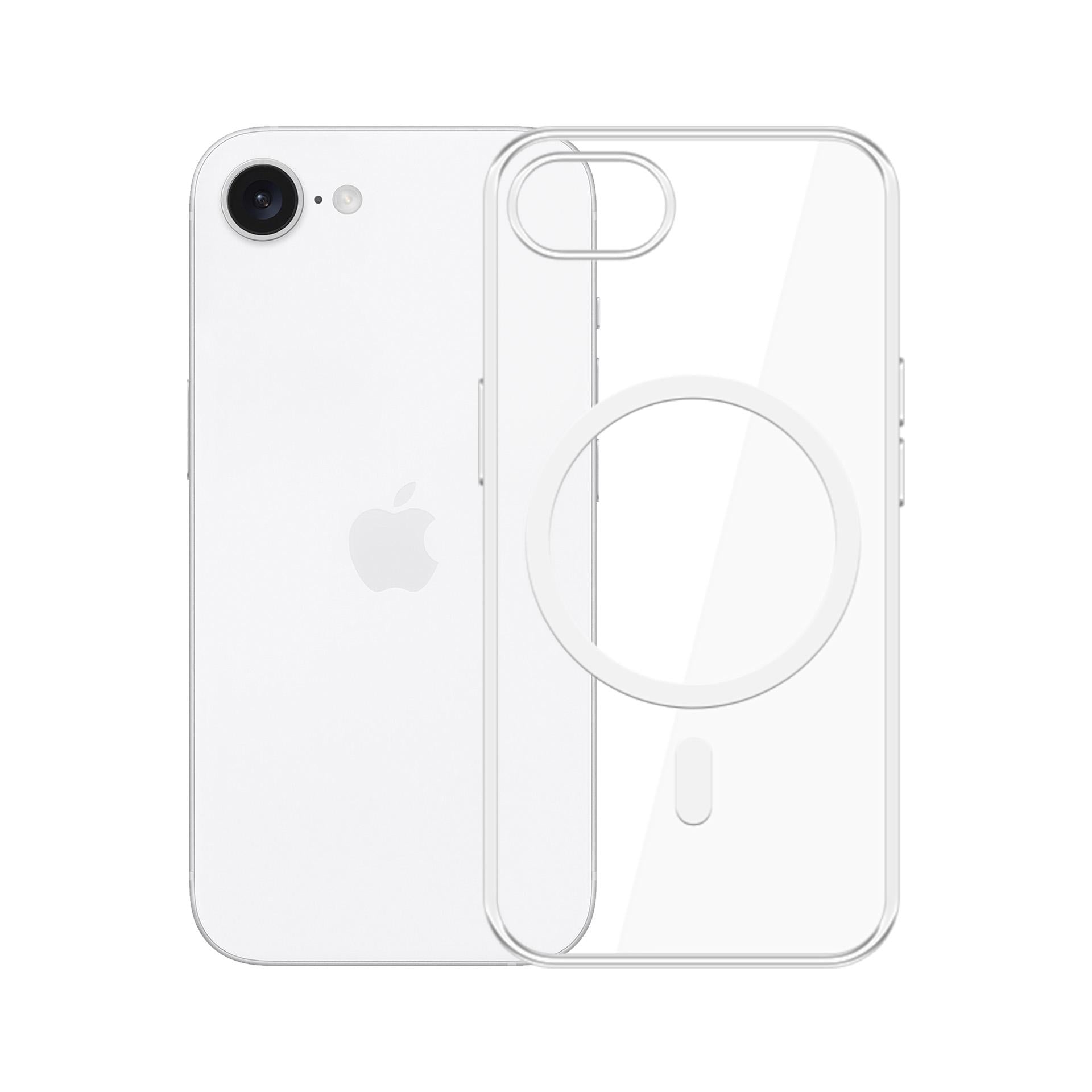 3mk clear magcase skirtas apple iPhone 16E - transparent