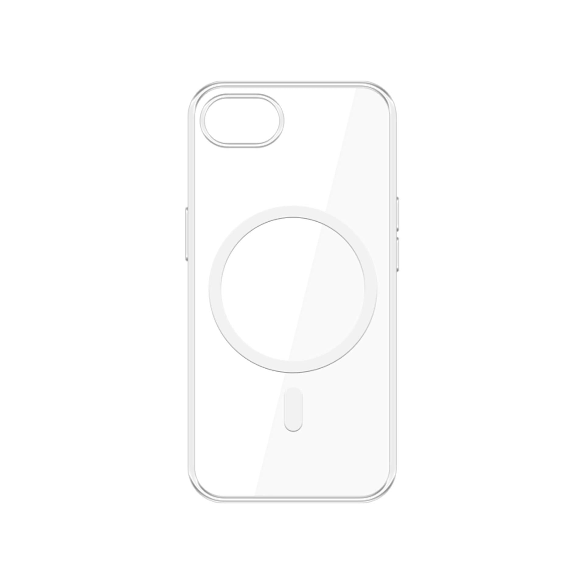 3mk clear magcase skirtas apple iPhone 16E - transparent