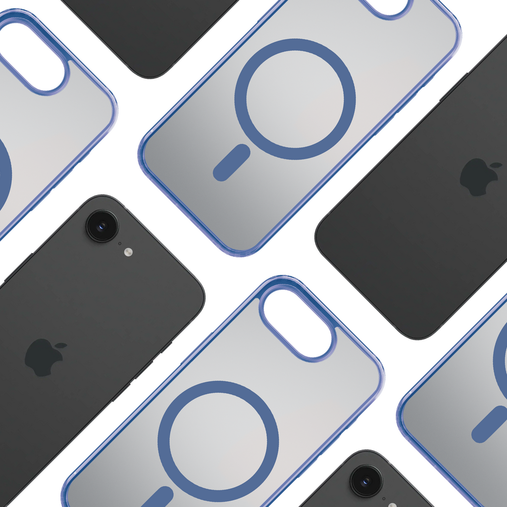 3mk Frosty MagCase, skirtas Apple iPhone 16E – mėlynas