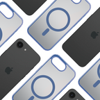 3mk Frosty MagCase, skirtas Apple iPhone 16E – mėlynas