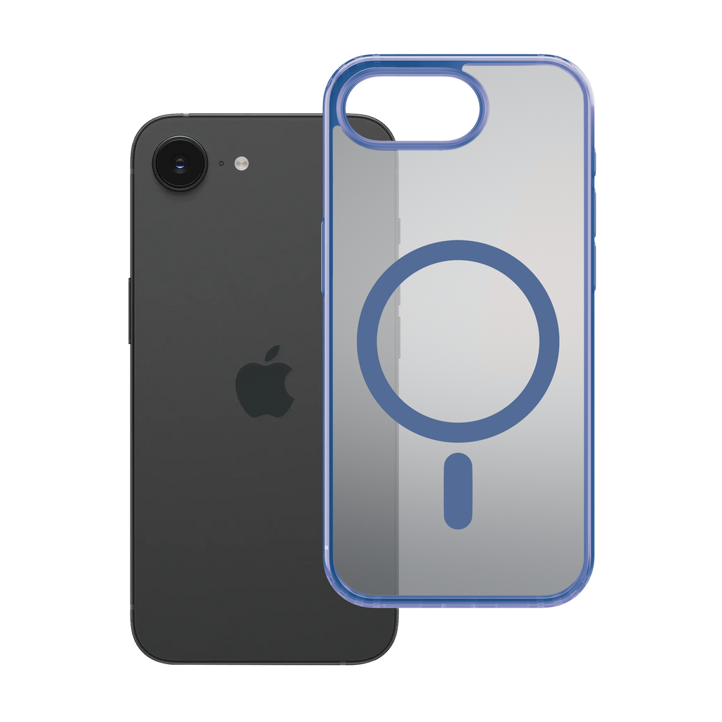 3mk Frosty MagCase, skirtas Apple iPhone 16E – mėlynas