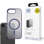 3mk Frosty MagCase, skirtas Apple iPhone 16E – violetinė