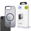 3mk Frosty MagCase, skirtas Apple iPhone 16E – violetinė