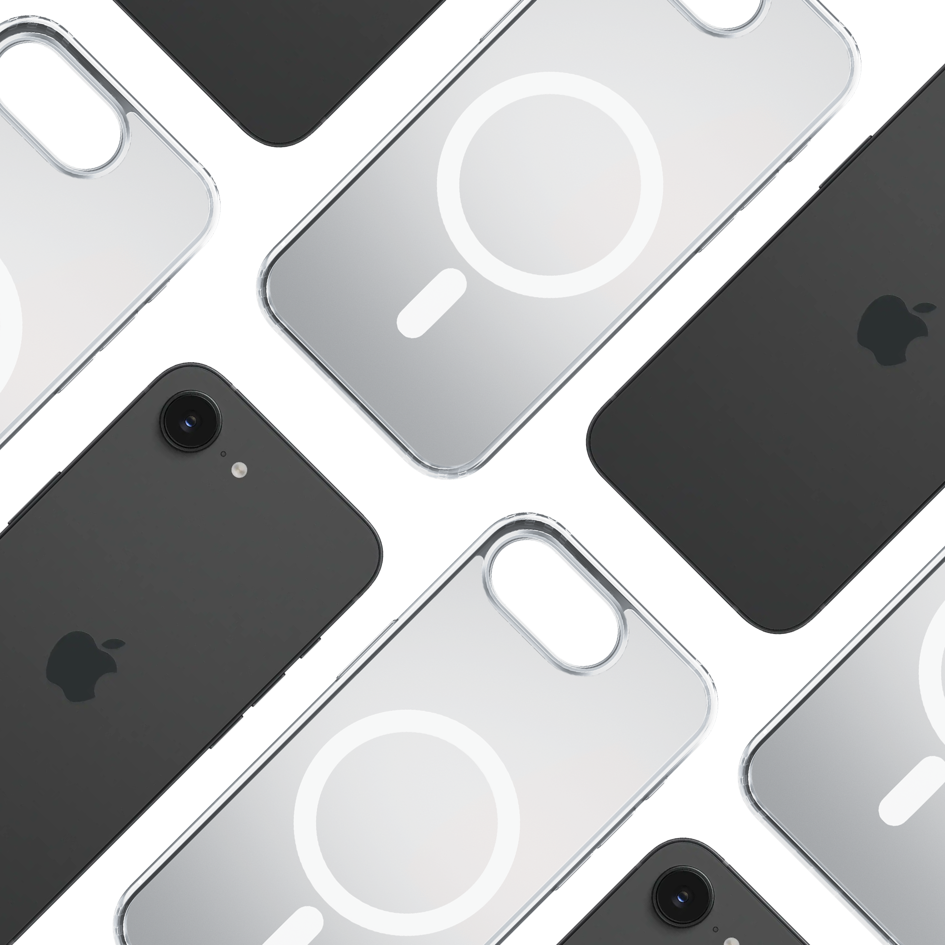 3mk Frosty MagCase, skirtas Apple iPhone 16E - baltas