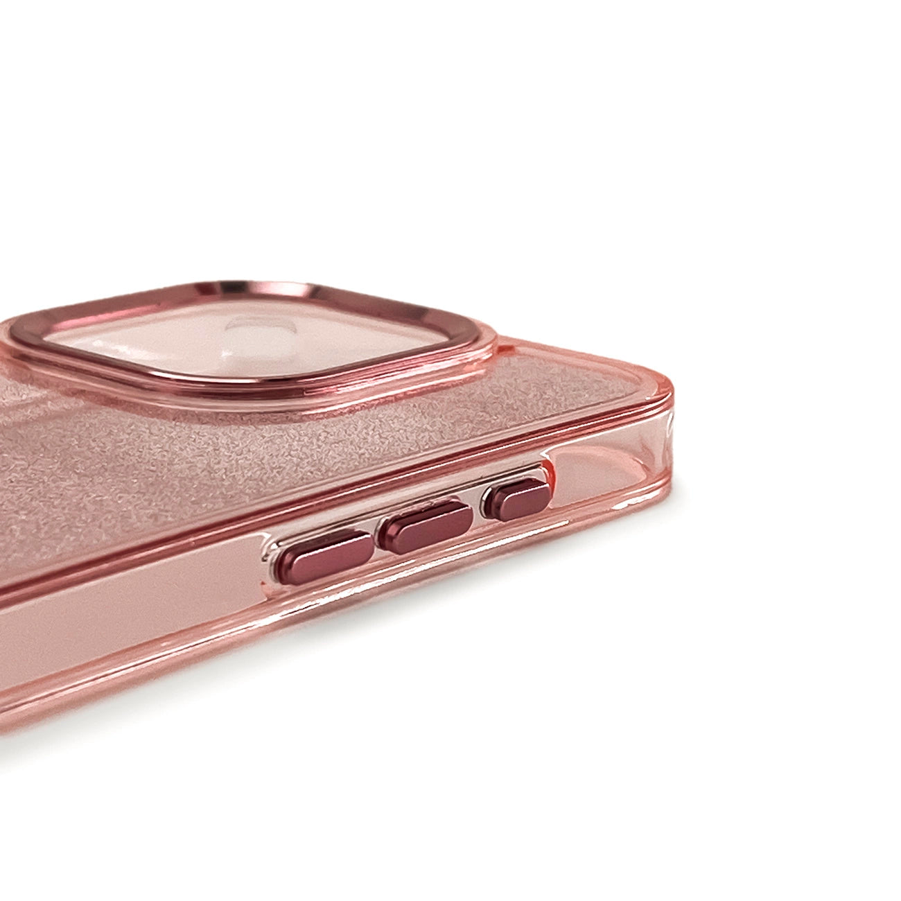 Blizgantis TPU dėklas iPhone 16e – rožinis