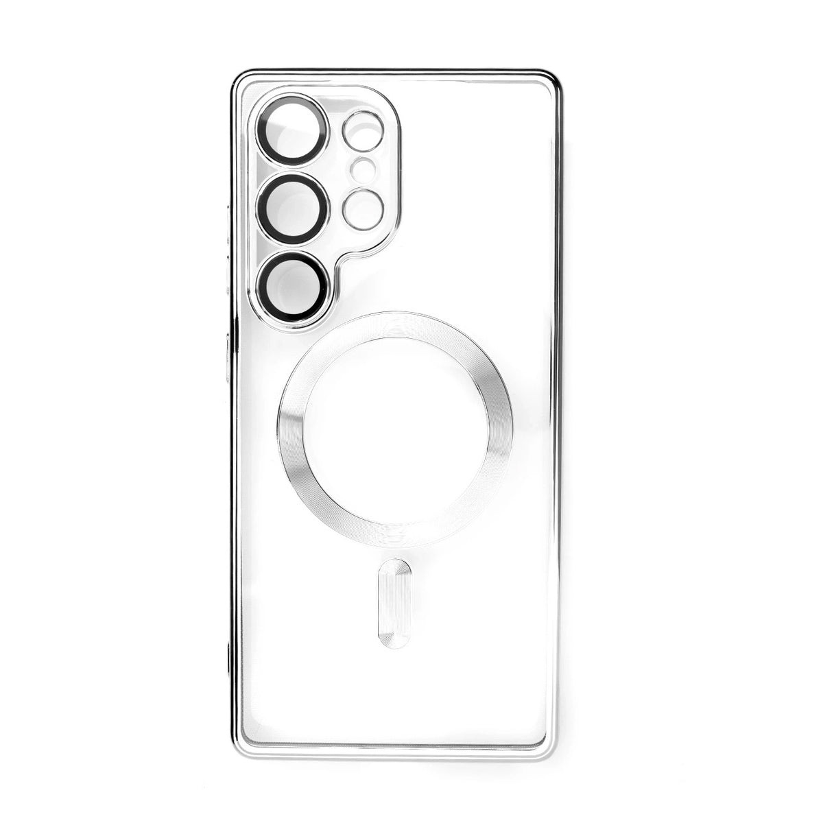 MagSafe galvanizuotas dėklas iPhone 16e – sidabrinis