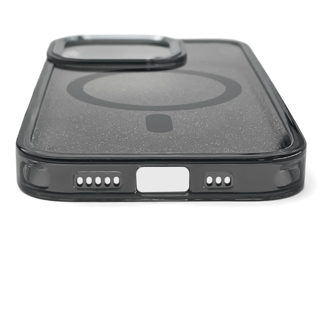 Blizgus MagSafe dėklas Samsung Galaxy S25 Edge – juodas