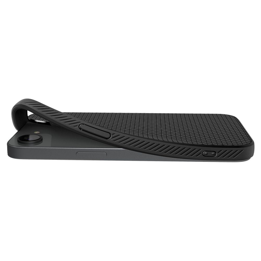 Spigen Liquid Air dėklas iPhone 16e – juodas