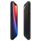 Spigen Liquid Air dėklas iPhone 16e – juodas