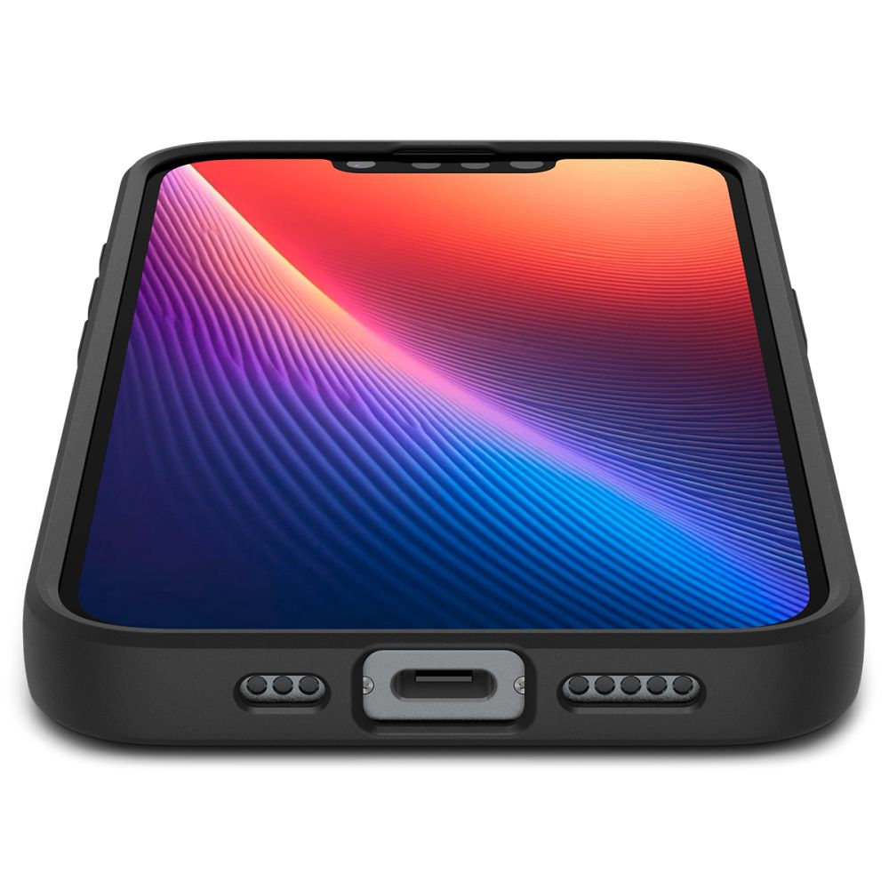 Spigen Liquid Air dėklas iPhone 16e – juodas