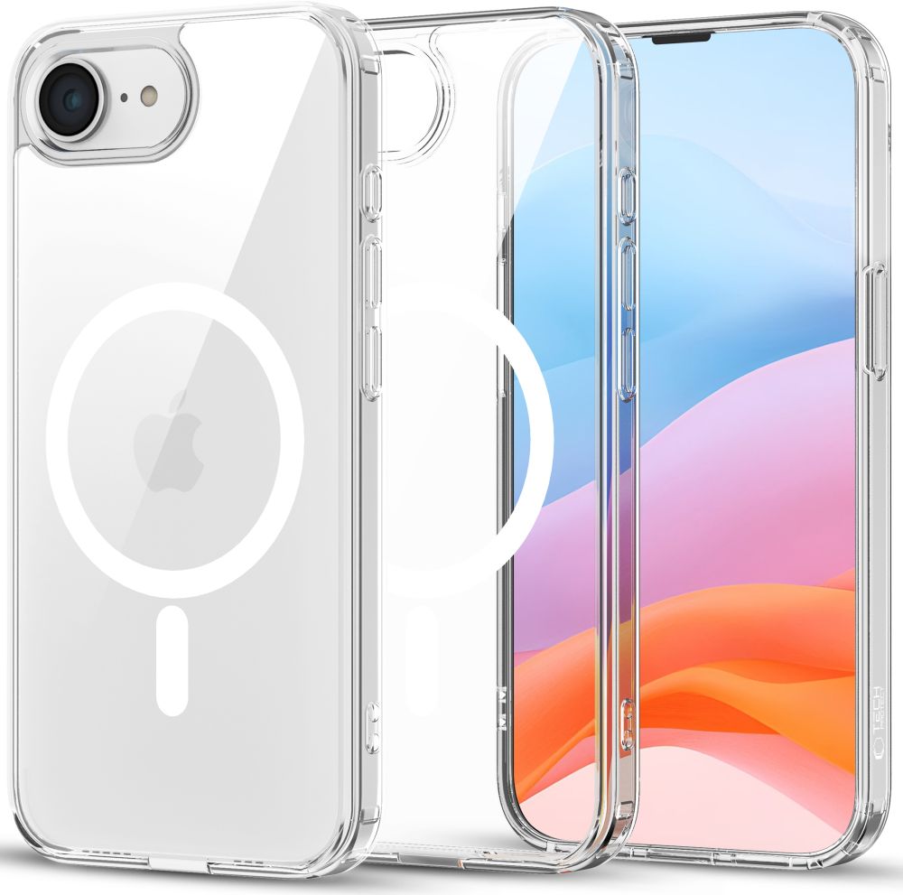Tech-Protect FlexAir MagSafe dėklas iPhone 16e – skaidrus -- iPhone 16e