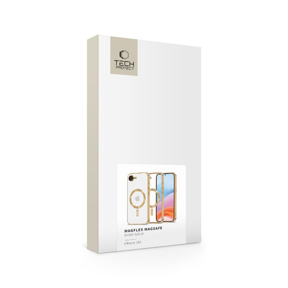 Tech-Protect MagFlex MagSafe dėklas iPhone 16e – auksinis -- iPhone 16e