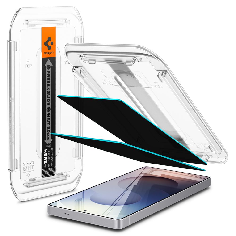 Spigen EZ Fit Privacy stiklas Galaxy S25 Ultra (2 vnt.)