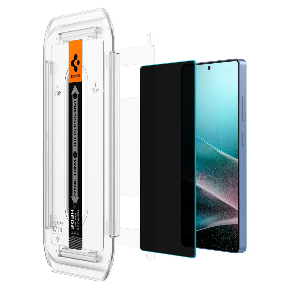 Spigen EZ Fit Privacy stiklas Galaxy S25 Ultra (2 vnt.)