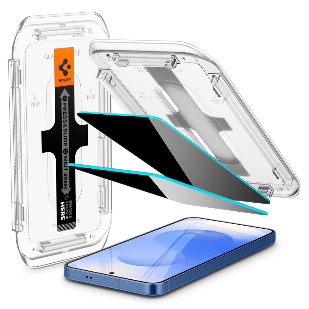 Spigen EZ Fit Privacy stiklas Galaxy S24/S25 (2 vnt.)