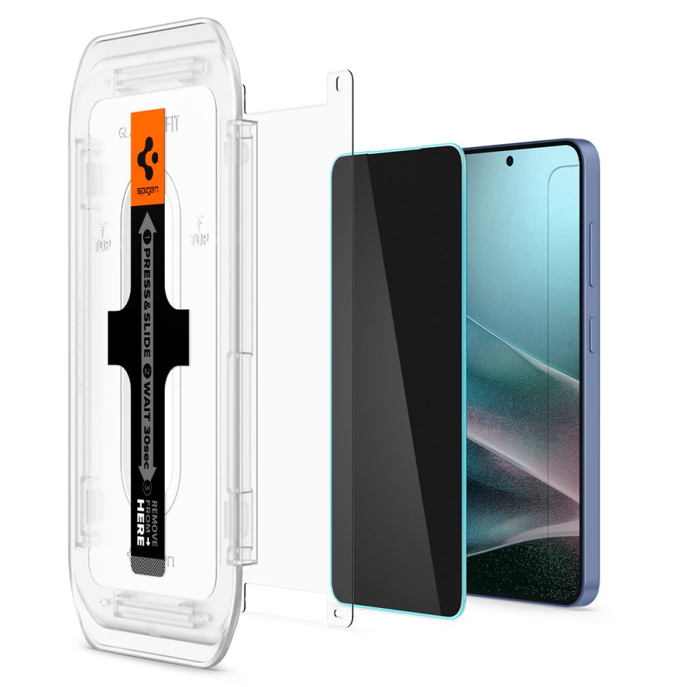 Spigen EZ Fit Privacy stiklas Galaxy S24/S25 (2 vnt.)