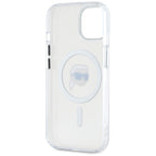 Karl Lagerfeld MagSafe dėklas iPhone 15 – baltas -- iPhone 15