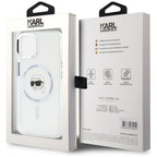 Karl Lagerfeld MagSafe dėklas iPhone 15 – baltas -- iPhone 15