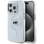 Karl Lagerfeld MagSafe dėklas iPhone 15 Pro Max – baltas
