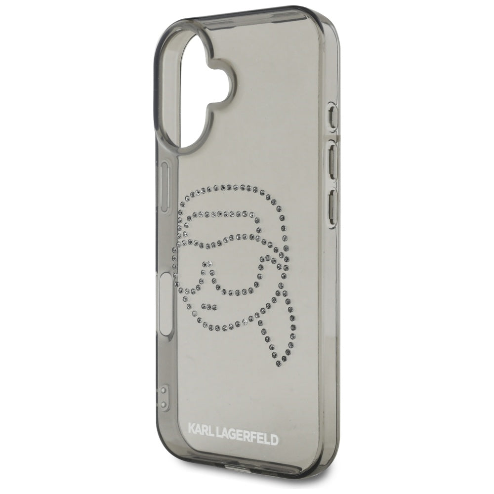 Karl Lagerfeld dėklas iPhone 16 – juodas