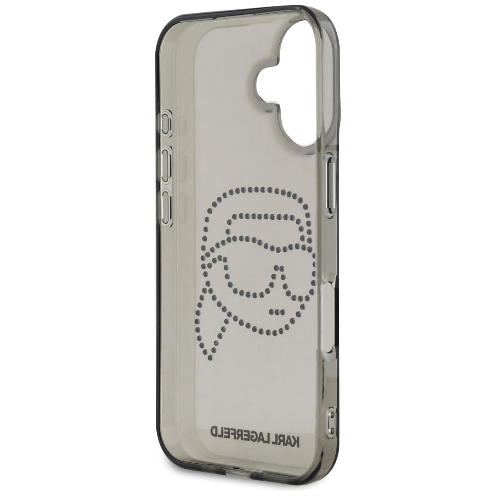 Karl Lagerfeld dėklas iPhone 16 – juodas