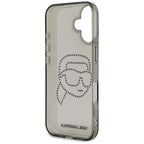 Karl Lagerfeld dėklas iPhone 16 – juodas