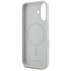 Karl Lagerfeld Silicone Double Heads & Circle MagSafe dėklas iPhone 16 – smėlio -- iPhone 16