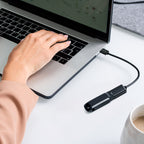 Wozinsky WOTGY1S USB-C 3.0 (vyriškas) – USB-A 3.0 (moteriškas) OTG adapteris – juodas