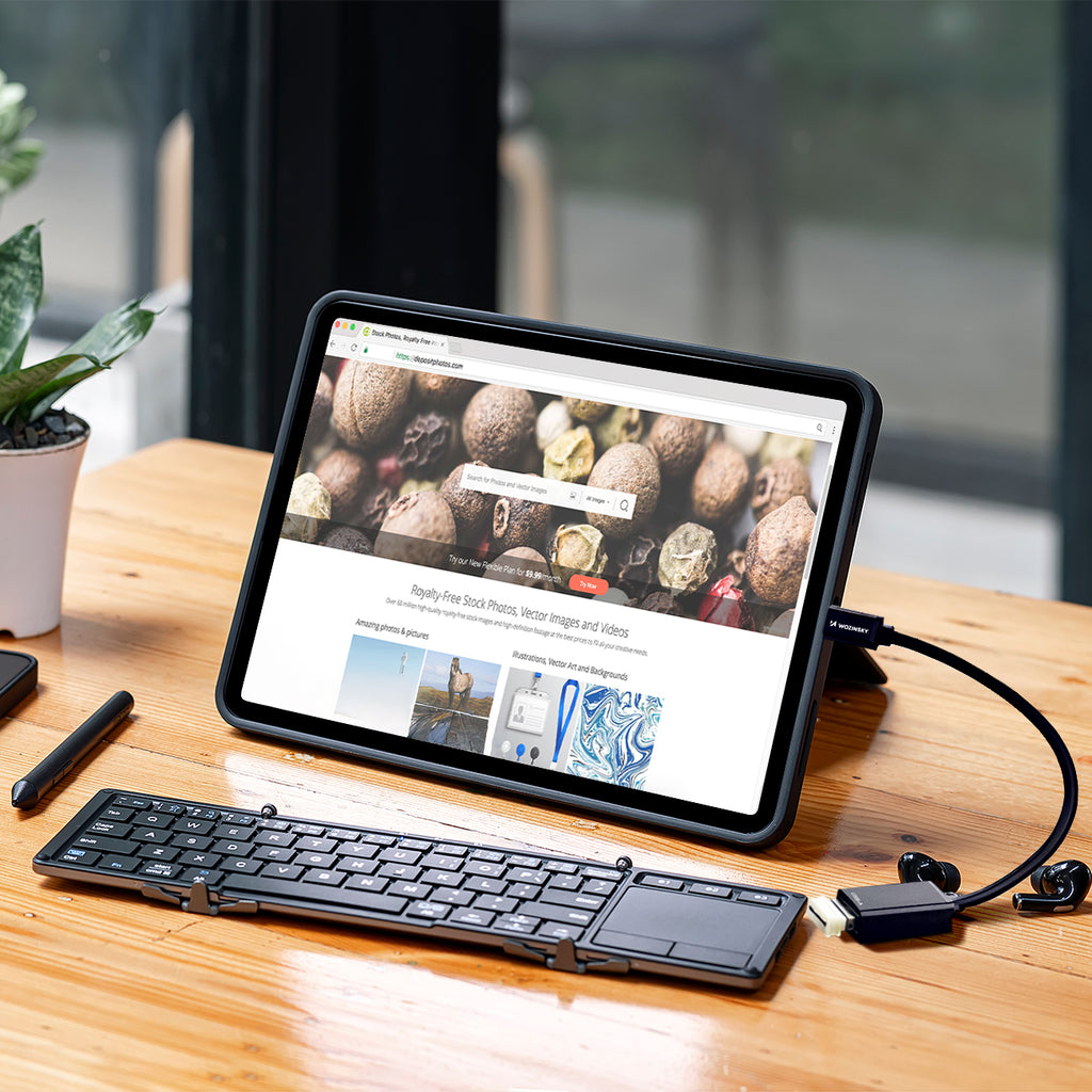 Wozinsky WOTGY1S USB-C 3.0 (vyriškas) – USB-A 3.0 (moteriškas) OTG adapteris – juodas
