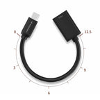 Wozinsky WOTGY1S USB-C 3.0 (vyriškas) – USB-A 3.0 (moteriškas) OTG adapteris – juodas