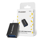 Wozinsky W10GY1S USB-C – USB-A 3.2 10Gb/s adapteris – juodas