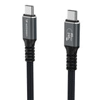 Wozinsky WPS-UY41S Laidas USB-C USB4 40Gb/s 240W 1m 4K juodas