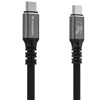 Wozinsky WPS-UY41S Laidas USB-C USB4 40Gb/s 240W 1m 4K juodas