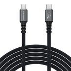 Wozinsky WPS-UY415S Laidas USB-C USB4 40Gb/s 240W 1.5m 4K juodas