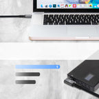 Wozinsky WPS2-UY41S Kampinis laidas USB-C USB4 40Gb/s 240W 2m juodas