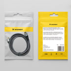 Wozinsky WPS-16AYL3S DisplayPort 2.1 kabelis 80 Gb/s 16K@60Hz 8K@120Hz 4K@240Hz HDR HDCP DSC 3m - juodas -- Video Cables