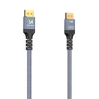Wozinsky WPS-16AYL3S DisplayPort 2.1 kabelis 80 Gb/s 16K@60Hz 8K@120Hz 4K@240Hz HDR HDCP DSC 3m - juodas -- Video Cables
