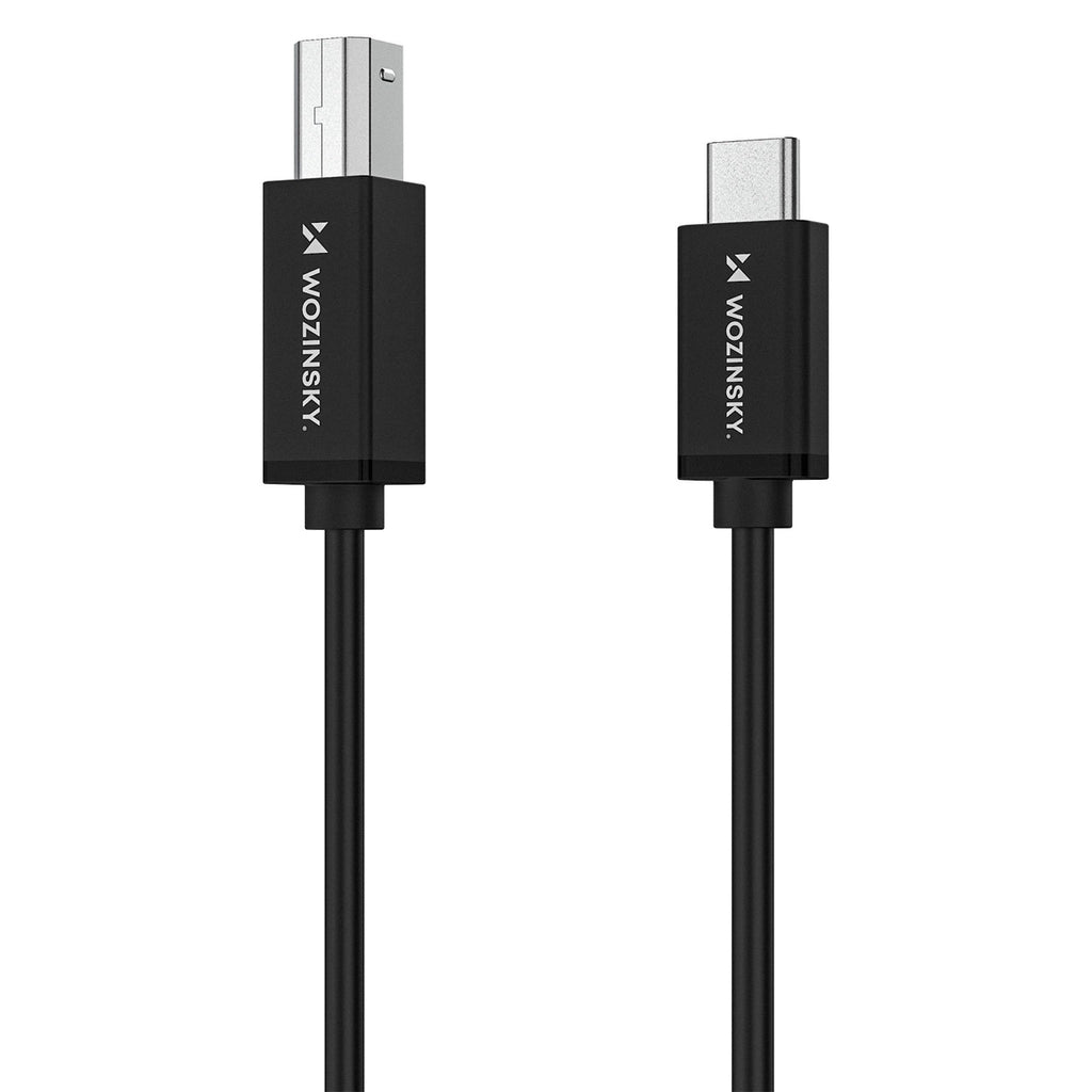 Wozinsky WKDDY1S Laidas USB-B - USB-C 1m juodas