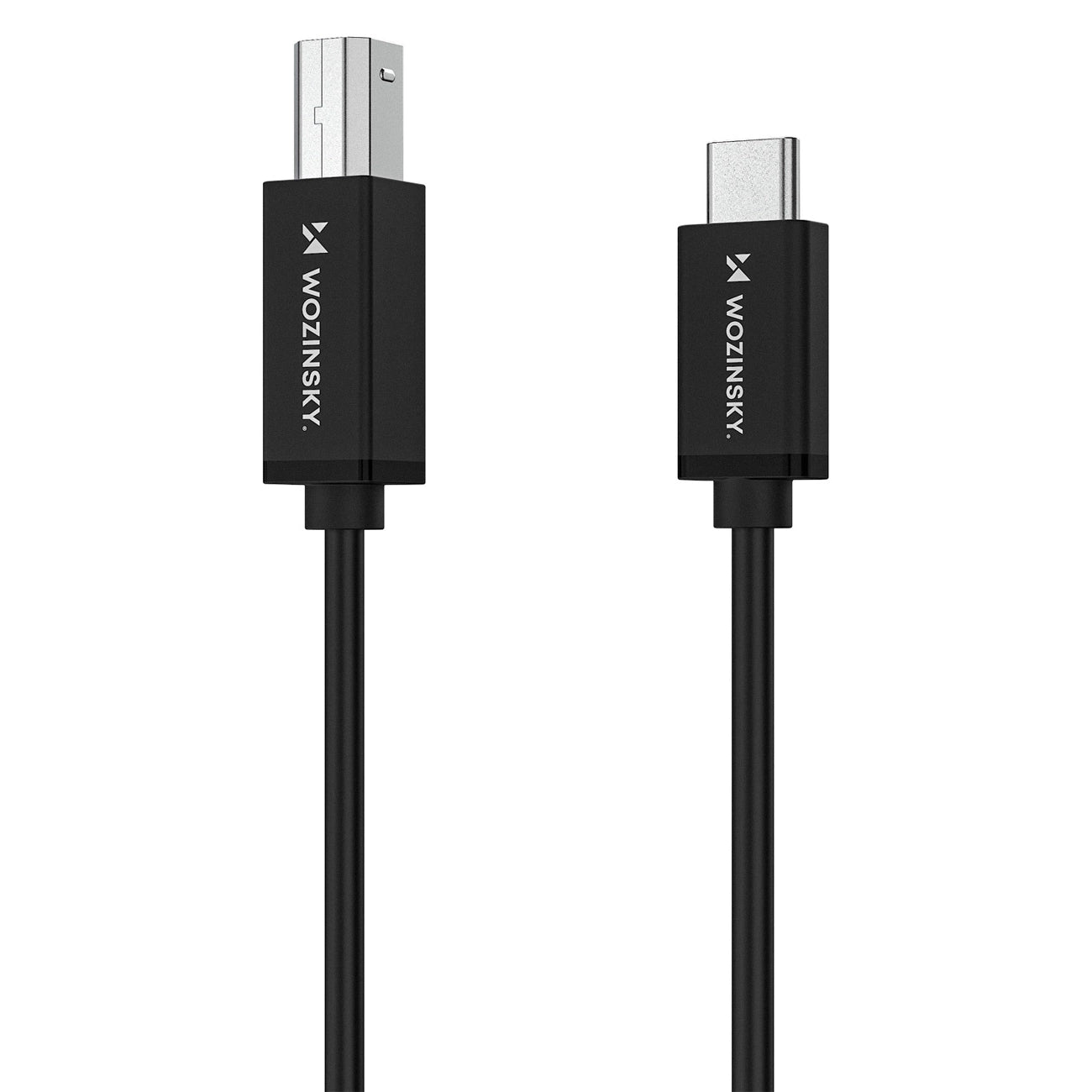 Wozinsky WKDDY2S Laidas USB-B - USB-C 2m juodas