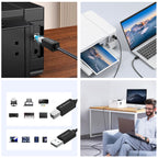 Wozinsky WKDDY3S Laidas USB-B - USB-A 480Mb/s 2m juodas