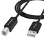 Wozinsky WKDDY3S Laidas USB-B - USB-A 480Mb/s 2m juodas