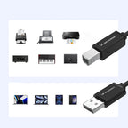Wozinsky WKDDY3S Laidas USB-B - USB-A 480Mb/s 2m juodas