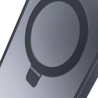 3mk Smoke Case Mag&Stand, skirtas Apple iPhone 16E - juodas -- iPhone 16E