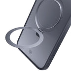 3mk Smoke Case Mag&Stand, skirtas Apple iPhone 16E - juodas -- iPhone 16E