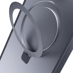 3mk Smoke Case Mag&Stand, skirtas Apple iPhone 16E - juodas -- iPhone 16E
