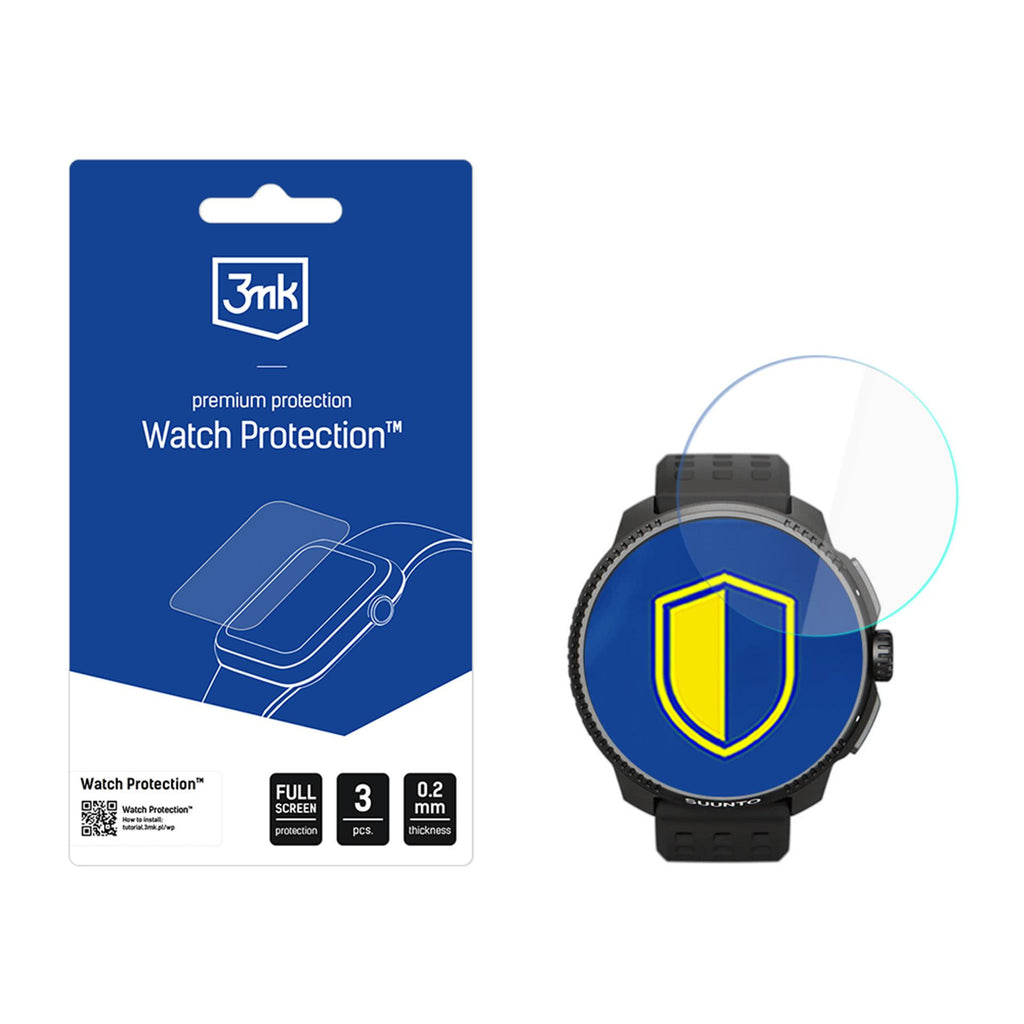 Išmaniojo laikrodžio ekrano apsauga 3mk Watch Protection FlexibleGlass, skirta Suunto Race All (49mm) -- Suunto Race All...