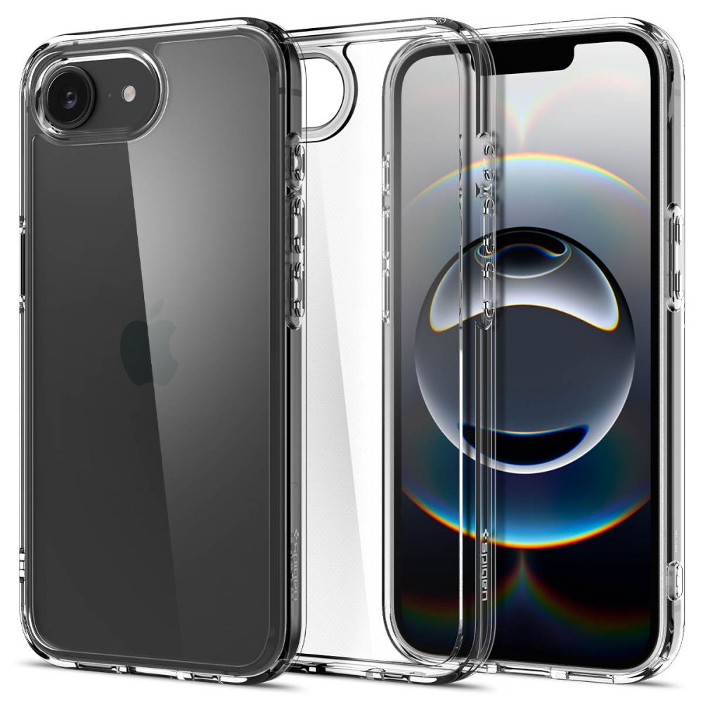 Spigen Ultra Hybrid dėklas iPhone 16e – skaidrus