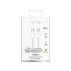 Puro Fabrik 4 Pintas laidas USB-C - USB-C 240W 1m baltas