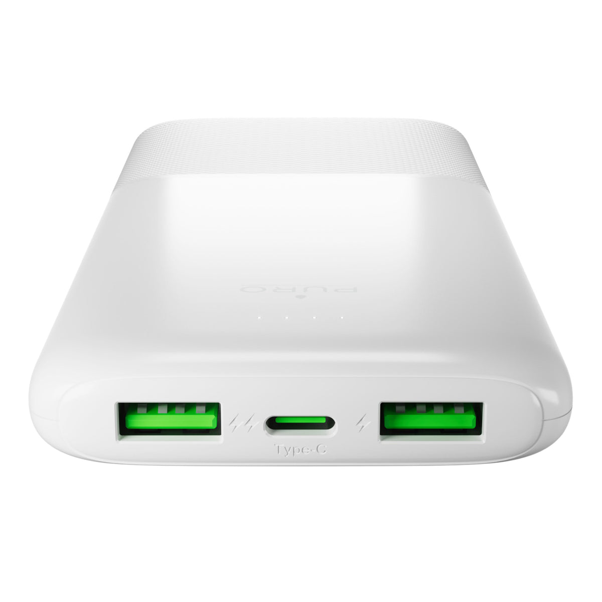 Puro Išorinė baterija DAILY 10 PLUS 10000mAh 2x USBA / 1x USB-C 22.5W - baltas