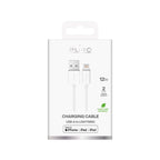 Puro TPE Laidas USB-A - Lightning 12W 2m baltas
